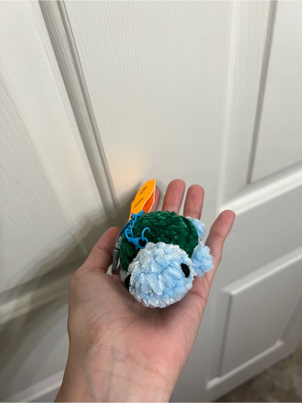 Little Crocheted Turtle Keychain - Picture 5 of 6